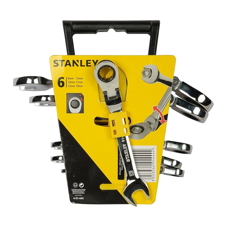 Stanley 4-91-444 swiveling Combination spanner-Set with
